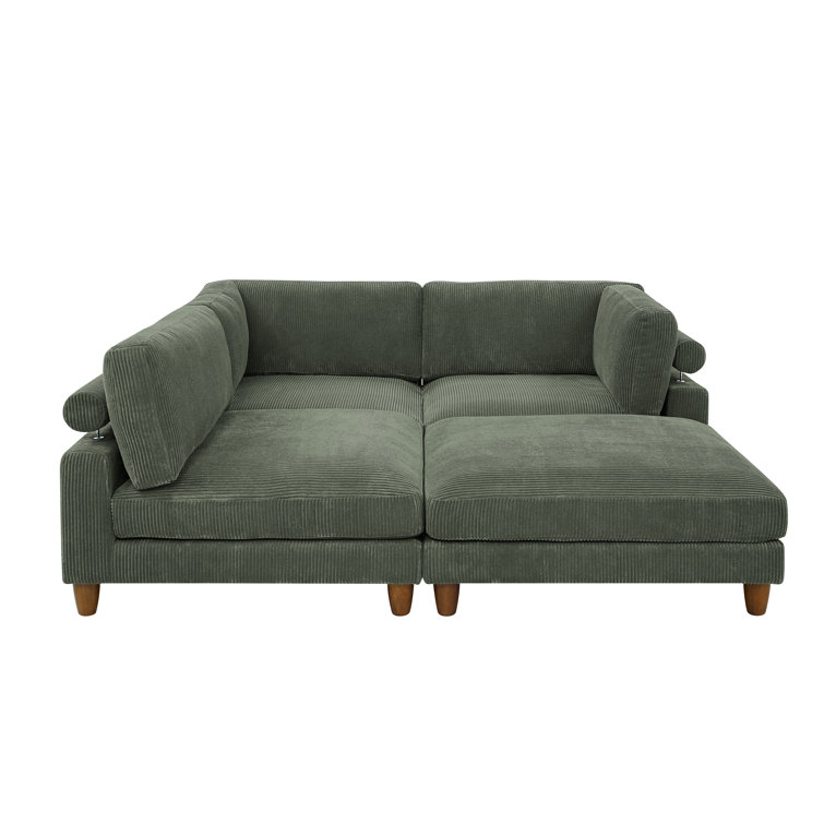 Wayfair corduroy deals couch